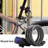 Bicycle Bike Lock with Keys Rust Resistant Scratch-Proof Anti-theft Universal MTB Road Bike Steel Wire Chain Lock