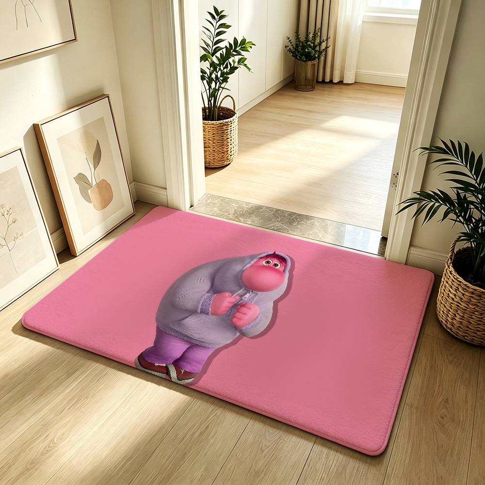 Cute I-inside Out Carpet Bathroom Anti-slip Mat Door Mat Home Decoration Mat Entrance Door Mat Scratch-resistant Door Mat