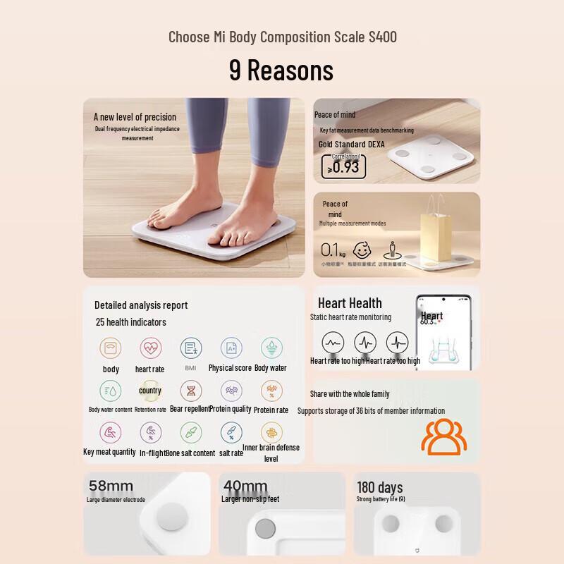 Xiaomi Smart Body Fat Scale S400