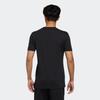 Adidas Neo T Shirts Men's Black Crew Neck Moderate Straight Fit FP7441