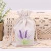 Multipurpose Cotton and Linen Sachet Lavender Bags with Drawstring for Spices Herbs and Jewelry 10Pieces