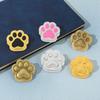 Zinc Zinc Zinc Alloy Cat Paw Clip Cute Book Page Marking Clip Bill Note Storage Clip  Office School Supplies