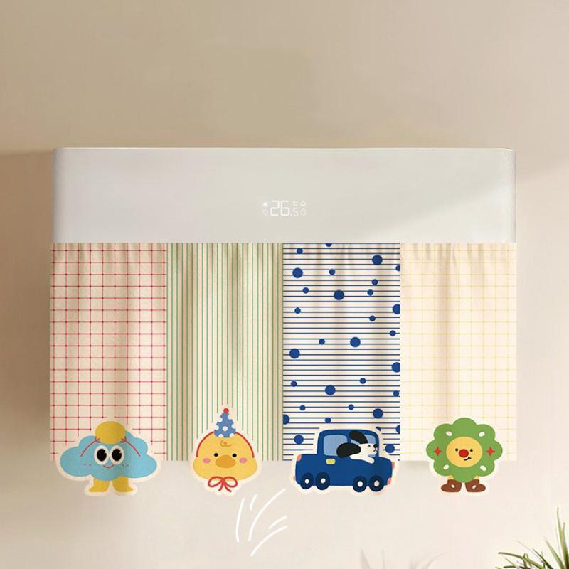 1Pc Door Curtain Animal Cartoon Self-Adhesive Design for Bedroom Privacy Partition