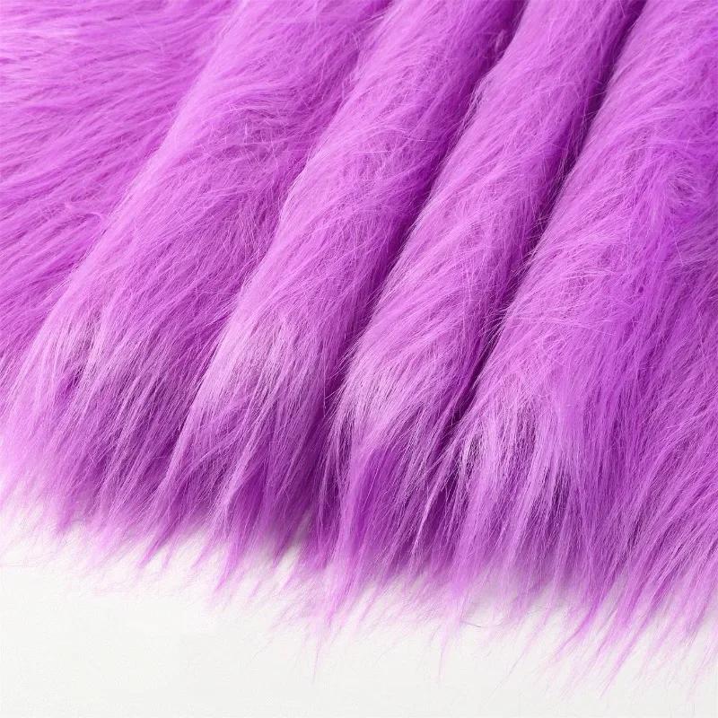 12 см 100x180 см искусственный плюшевый мех ткань для реквизита для фотографий своими руками стул декоративный фон плюшевый коврик игрушка для животных кукольная ткань