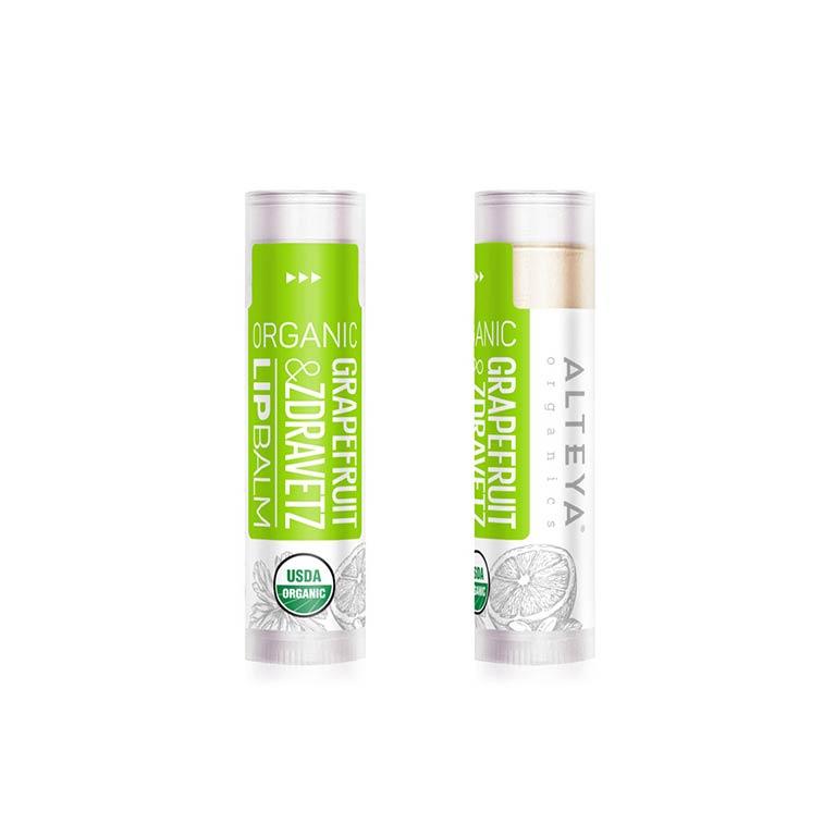 Organiczny balsam do ust grapefruit & zdravetz