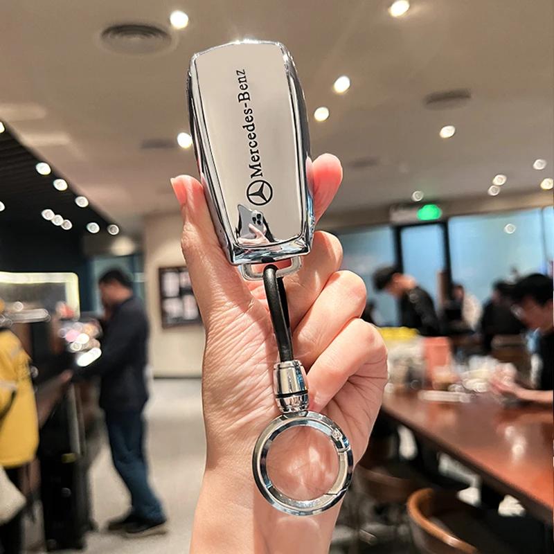 FA9TPU Key Fob Cover For Mercedes Benz A B C E S Class W204 W205 W212 W213 W176 GLC MAYBACH Keyless Soft Case