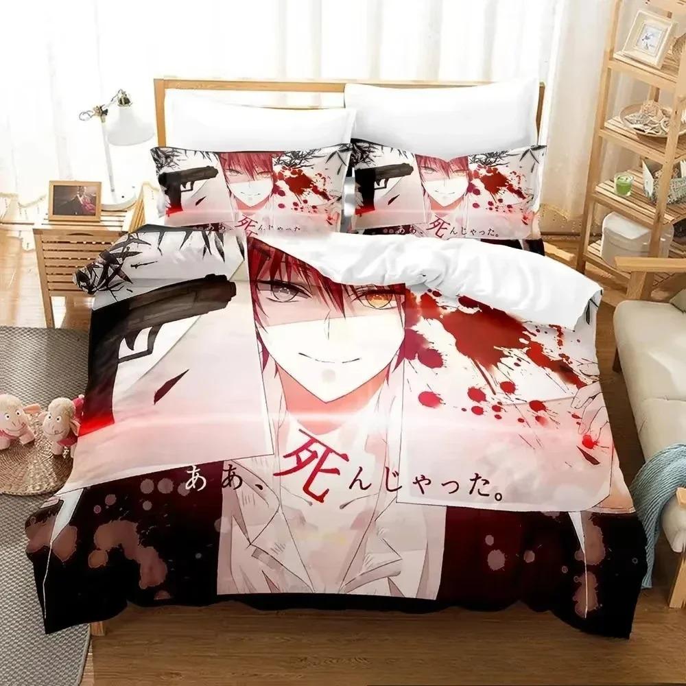 Аниме Assassination Classroom Koro-sensei Комплект постельного белья для мальчиков и девочек Twin Queen King Size Пододеяльник Наволочка Кровать для мальчиков и девочек Взрослый