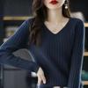 Sweater Women Autumn Winter Women Sweaters Fashion V-neck Cashmere Sweater Women Knitted Sweater Pullover Tops