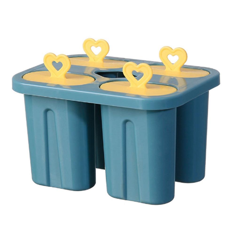 Blue Yellow Ice Cream Mold PP Ice Lolly Mold Durable Popsicle Mold  Homemade Treats