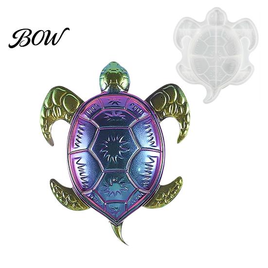 Turtle Shell Silicone Mold Large Sea Resin Mold, 3D for Epoxy Casting, Detailed Marine Sun Pattern Animal Molds Wall Hanging Decoration, Coastal Ocean
