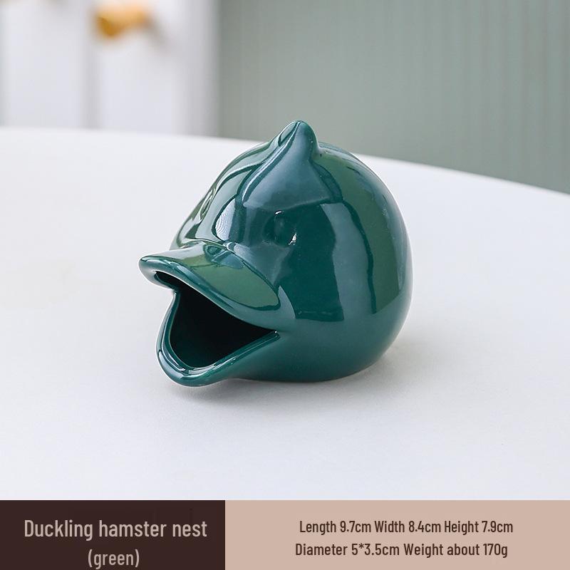 Охлаждающее керамическое убежище для хомяков: Летний приют и игровой домик