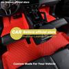 Кожаные автомобильные коврики для Toyota C-HR CHR 2016 2017 2018 Коврики Накладки Детали интерьера