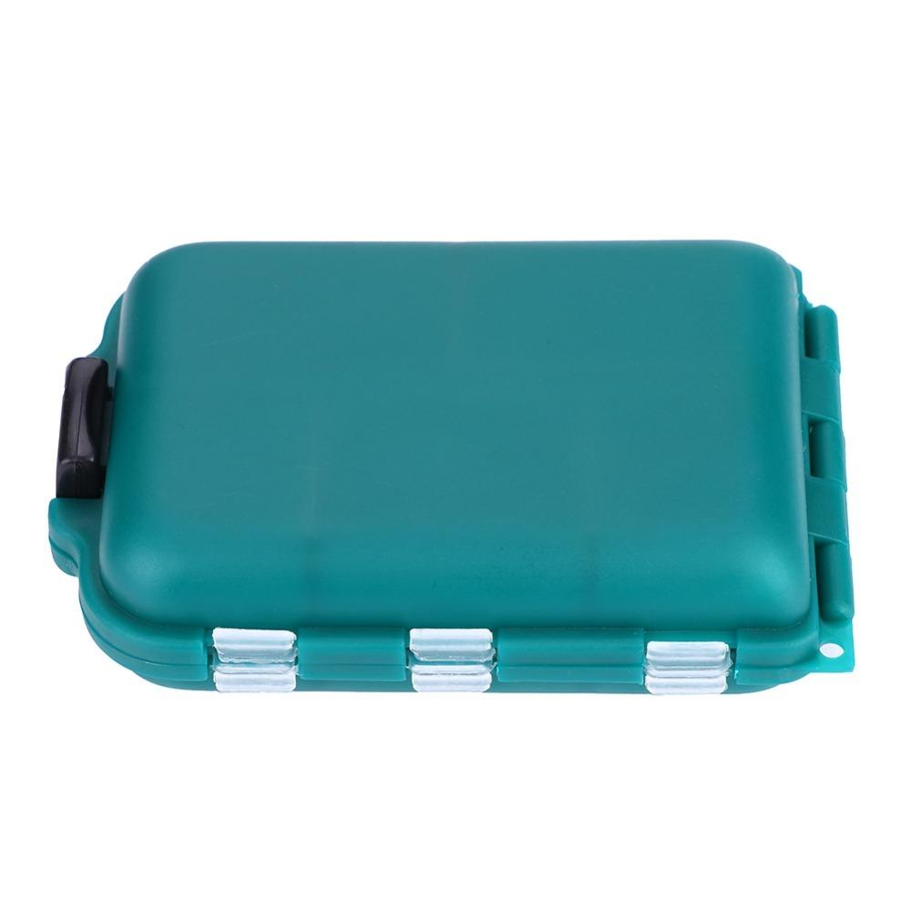 3PCS Double Layer Fishing Baits Box 10 Slots Lure Storage Box Hooks Storage Case Fly Fishing