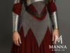 Женский средневековый костюм воина для LARP, косплея и мероприятий эпохи Возрождения