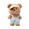 Teddy Bear Suspenders Plush Keychain Doll Bag Pendant Toy Animal Gifts Cartoon