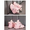 Girls' Sports Shoes with Fleece Thickening New Autumn and Winter Casual Shoes Children's Shoes Girls' Cotton Shoes Winter Men