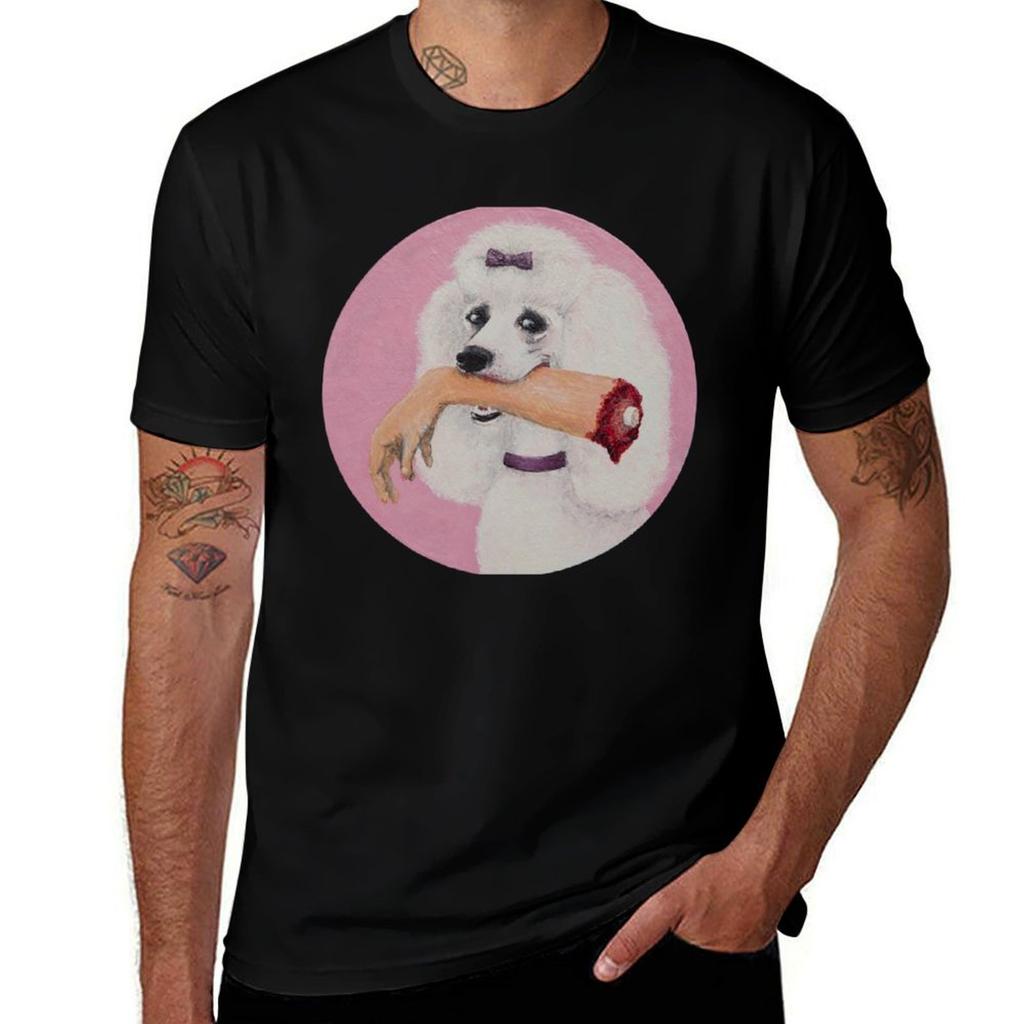 Killer Poodle TShirt Basic Short Sleeve Cotton Blend TShirt