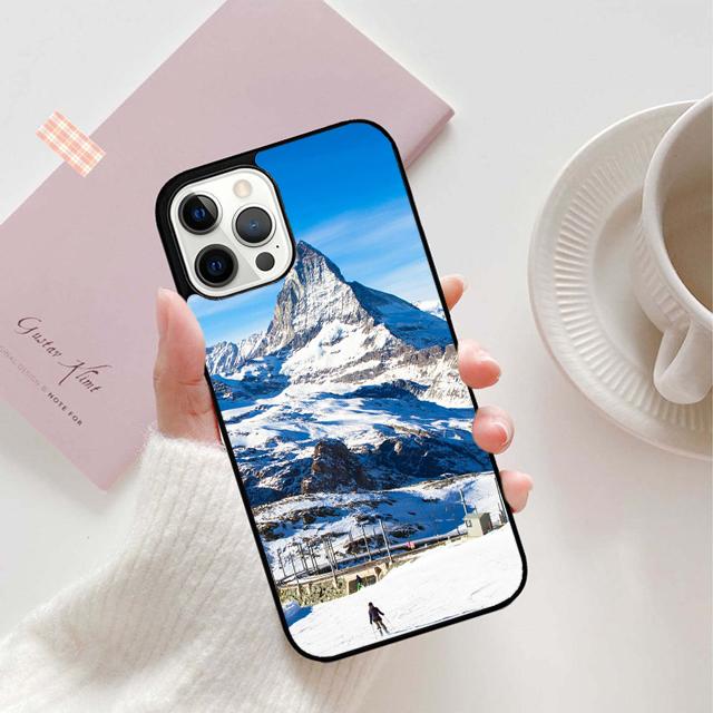 Чехол для телефона Zermatt Matterhorn Swiss Mountain для iPhone 17 Air 16 15 14 Plus apple 16 11 12 13 Pro Max coque