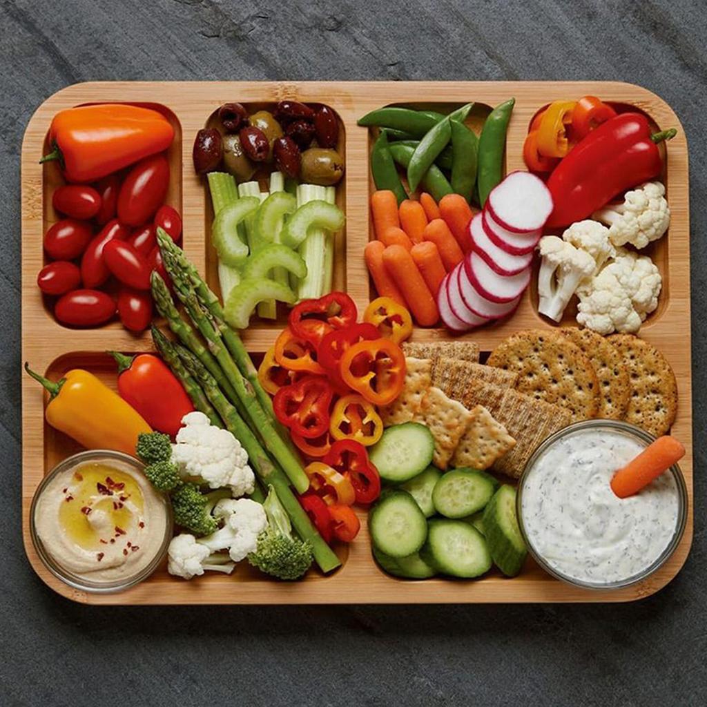 Деревянная разделочная доска, доска для сыра, поднос с прозрачной крышкой, портативные многофункциональные аксессуары для приготовления пищи для мяса, овощей, салата