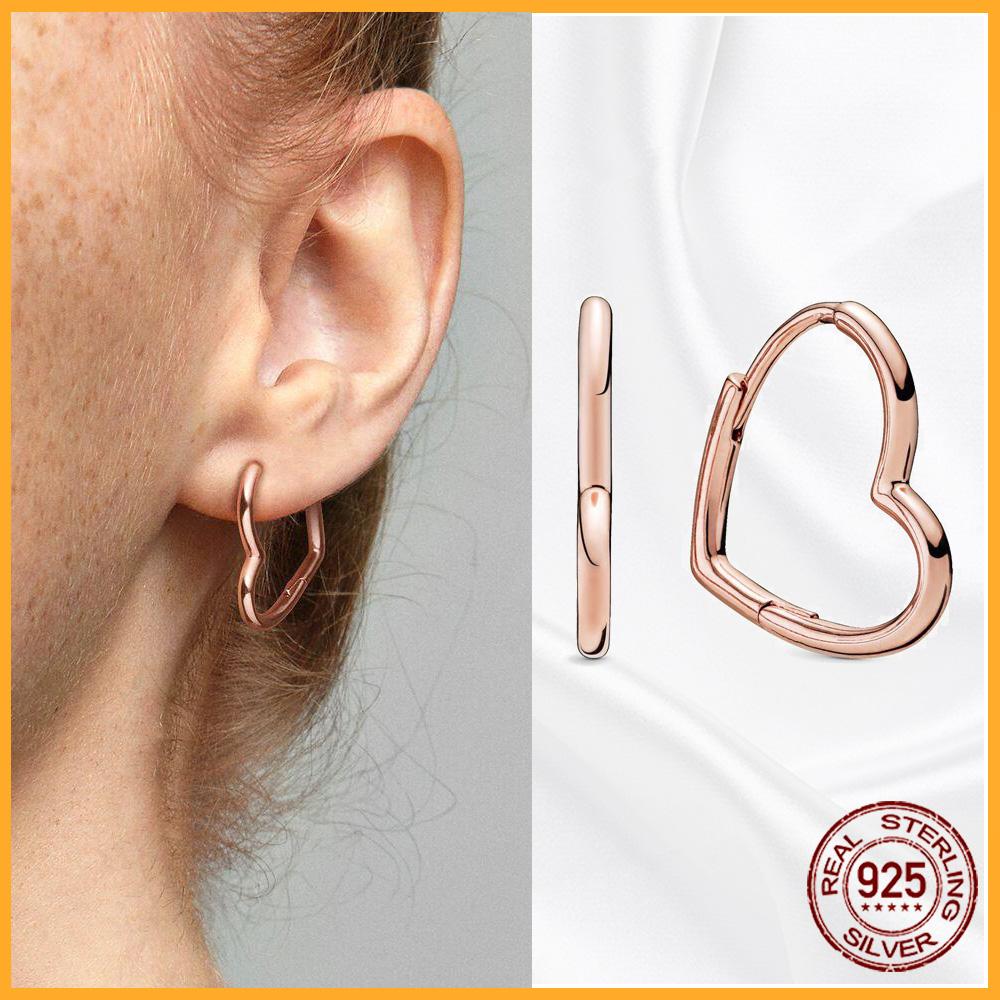 Аутентичные серьги-гвоздики из стерлингового серебра 925 пробы Plata De Ley, модные серьги-гвоздики для женщин, оригинальные сверкающие Pav Day, специальный подарок