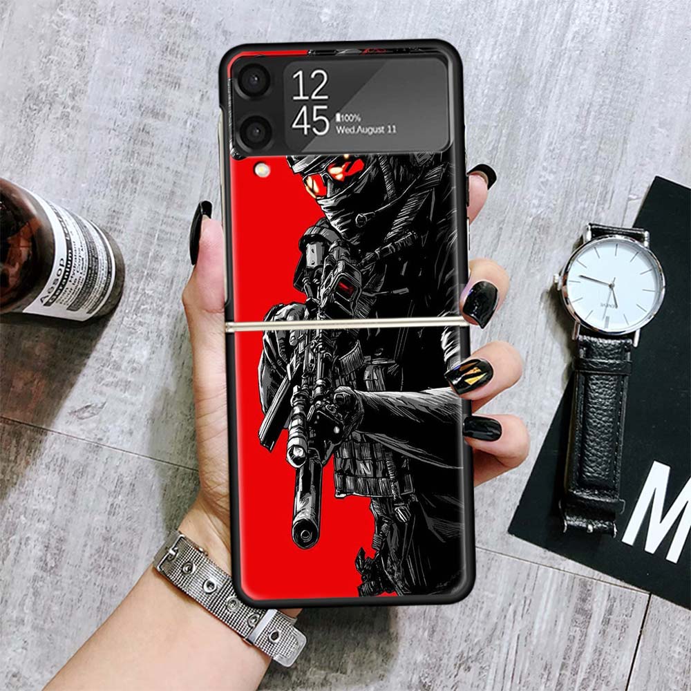 Полиция SWAT ФБР Чехлы Для Samsung Galaxy Z Flip 4 5 6 7 3 Z Flip7 Flip6 Flip4 Flip5 Flip3 5G Жесткий Ударопрочный Чехол Fundas Galaxy