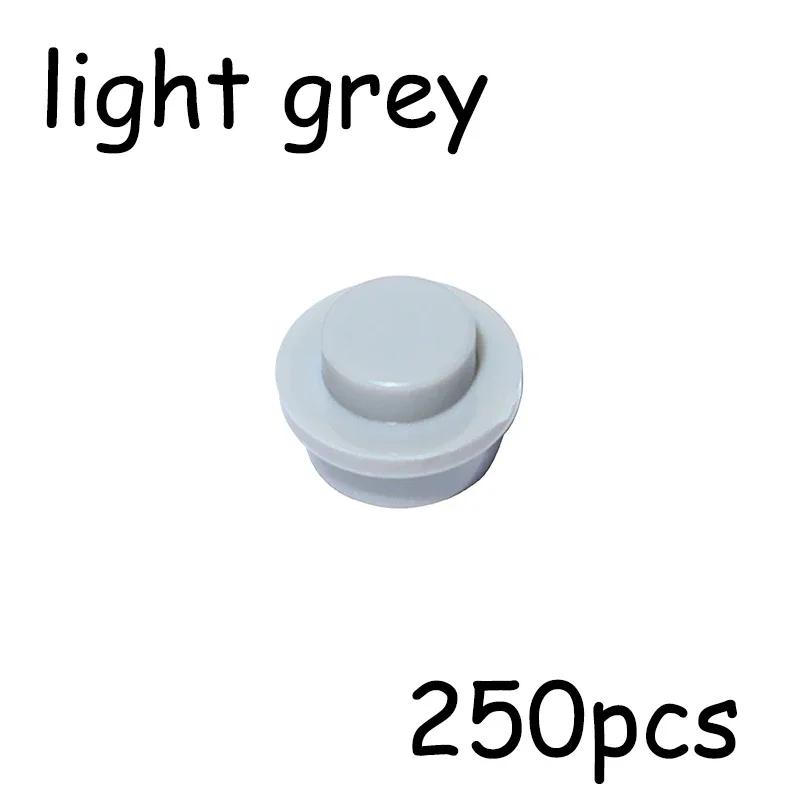 Non-Toxic 250Pcs 4073 6141 Plate Round 1X1 Dot Moc Assemble Particles Diy Building Blocks 1*1 Figures Lamp Bricks Educational Toy For Kids