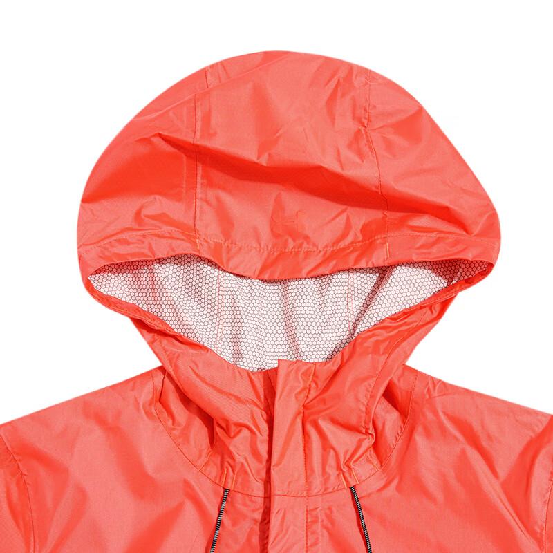 Under Armour Однотонная удобная повседневная тканая куртка с капюшоном Женские куртки Оранжевый 1350954-628