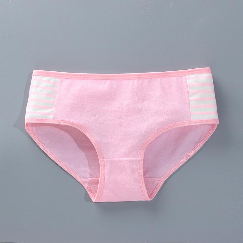 Women's Underwear Cotton Teenage Panties Kids Underwear Children Cotton Brifes 8-16Y