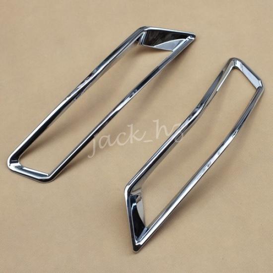 For 2017- Nissan Rogue X-Trail Rear Reflector Fog Light Cover Surrounds