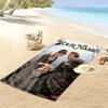 Custom Name Vibrant Outlander Print Beach Towel, Large Soft Quick Dry Towel for Beach Camping Swimming_xia