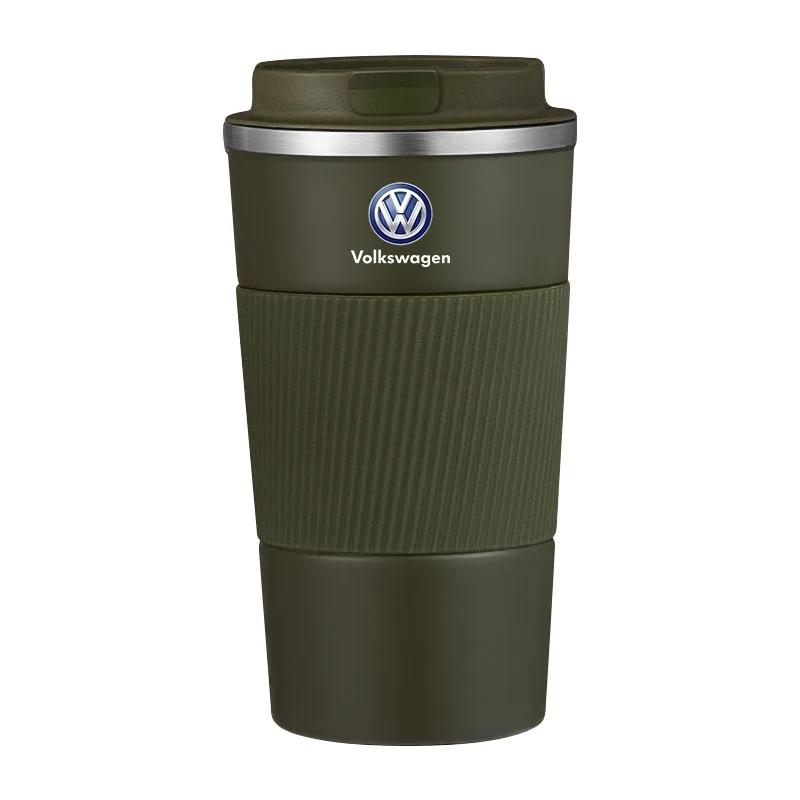 2026 Hot For Volkswagen VW 500ML Stainless Steel Coffee Thermos Bottle Thermal Mug Leakproof For Volkswagen Jetta MK5 MK6 Golf-4