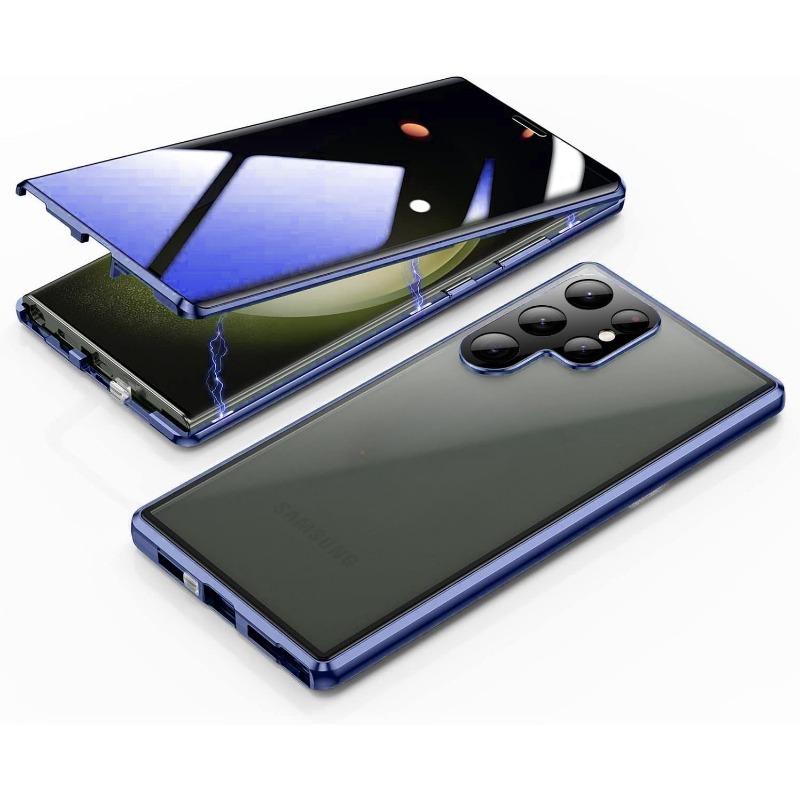 Подходит для Samsung S25u Magneto 24FE Чехол для мобильного телефона Анти-шпионское стекло Металлическая магнитная защелка Защита от падений