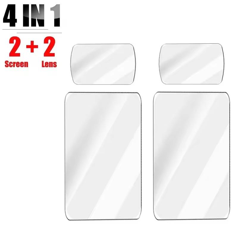 Пленка из закаленного стекла для DJI OSMO Pocket 3 Защитная пленка для экрана Защитная пленка для объектива от царапин Защитная крышка для аксессуаров DJI Pocket 3