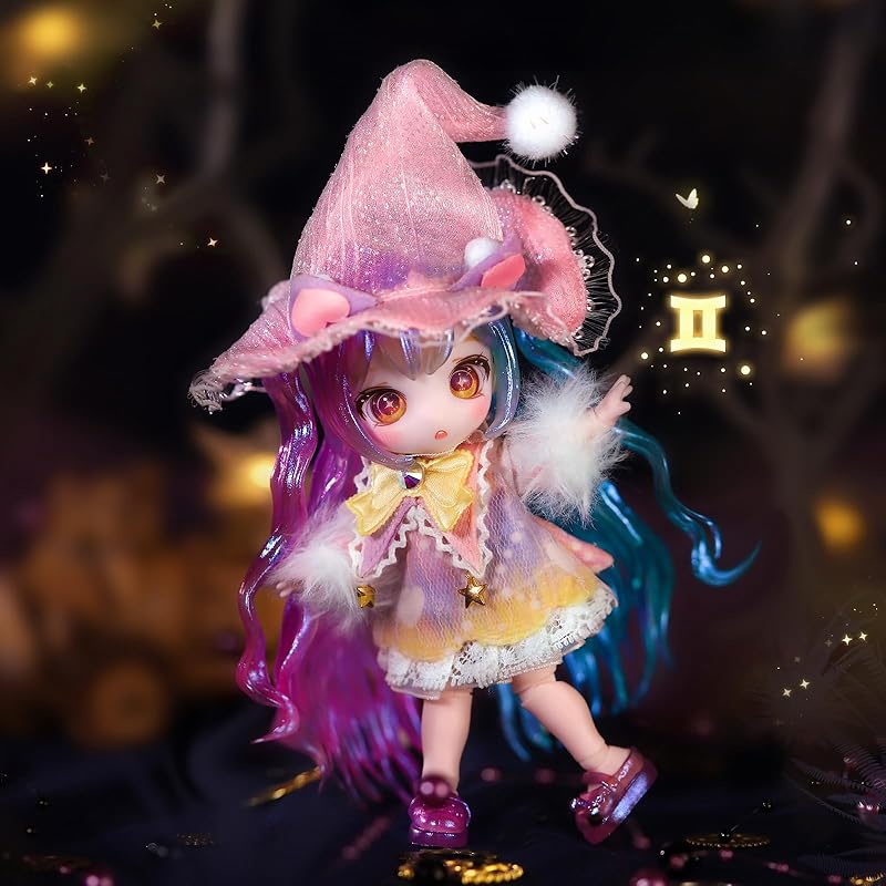 Кукла ICY Fortune Days 13 см bjd - набор кукол в стиле аниме, подарок, украшение, сделай сам. Идеально подходит для упражнений, коллекции, кукла-девочка 8+(Близнецы)