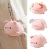 Plush Toy for Kids Cute Pig Pillow, Stuffed Animal, Soft Short Velvet Plushie Doll, Small Bag Charm & Large Throw Birthday Gift Girls Squishy
