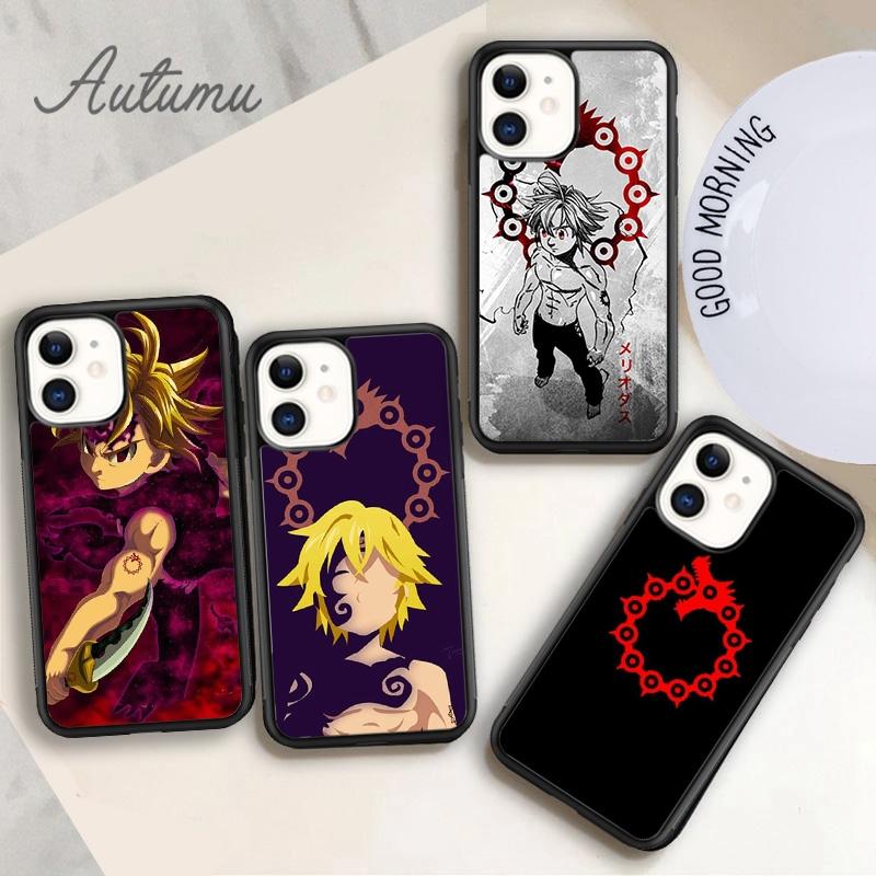 Чехол Nanatsu No Taizai Seven Sins для телефона iPhone 11 12 13 14 Pro Max mini X XR XS SE 2020 6S 7 8 Plus Galaxy S21 S22