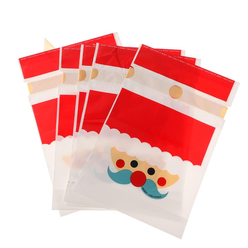 Pastry Tool Santa Claus Cookies Handmade Soap Gift Bags Christmas Decor Candy Package Drawstring