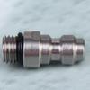 Quick Connect Valve 8mm Male Connector High Pressure Fitting Durable Leakproof Design for Hydraulic Systems