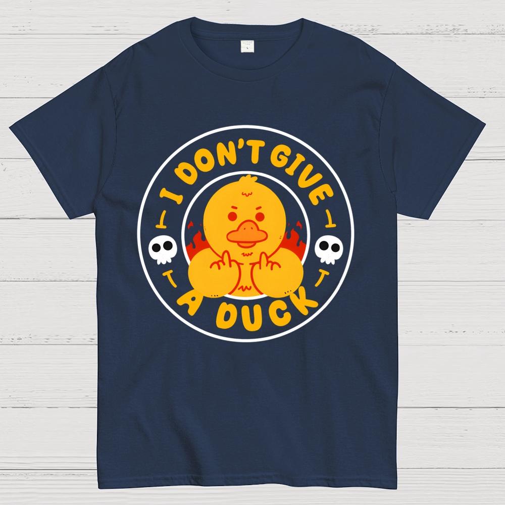I Don’t Give A Duck Cotton Summer Casual Cool Loose T-Shirt