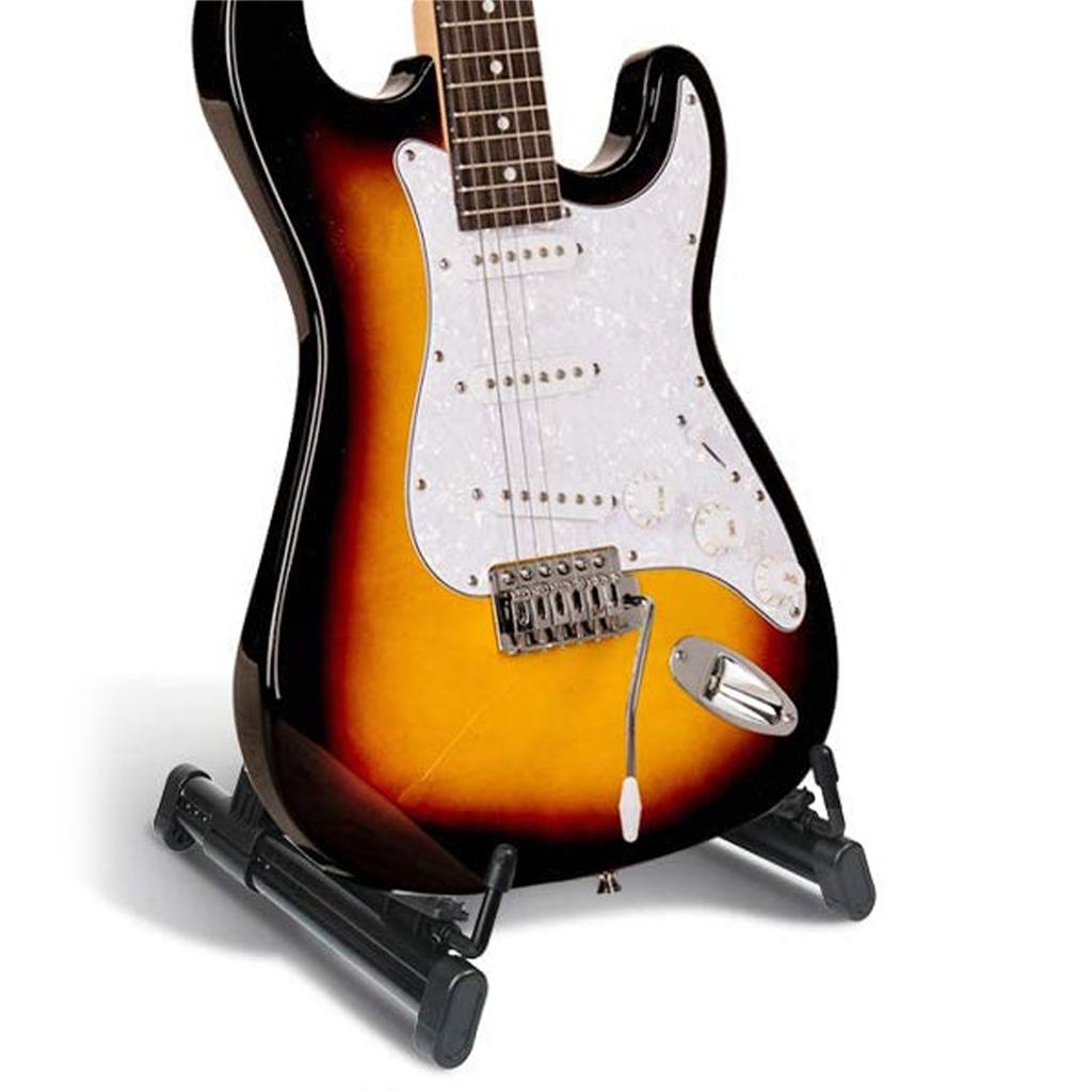 Foldable A Frame Guitar Stand Stable Aluminium Alloy ABS Folk Guitar A Shape Bracket Rack for