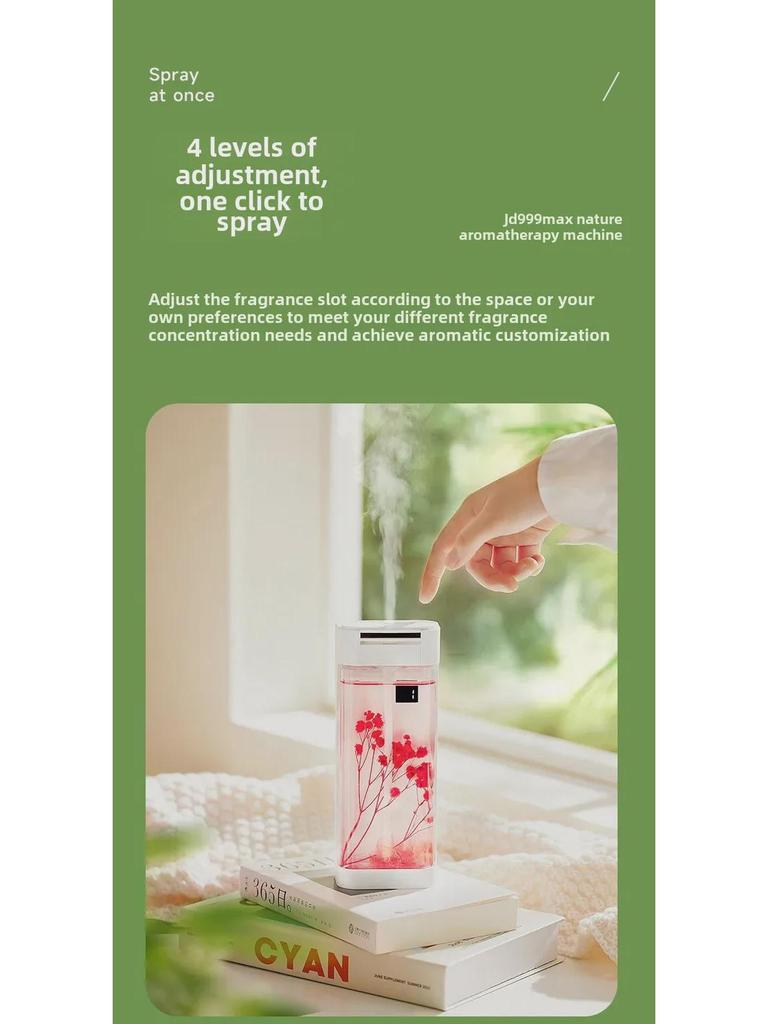 Автоматический диффузор для ароматерапии: Стойкий аромат для дома, спальни, туалета, отеля