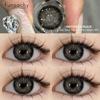 FUNSACHY 2 шт. Зеленые контактные линзы Натуральная красота Высококачественные цветные линзы Красота Косметика Макияж Ученики Глазные линзы Ежегодно
