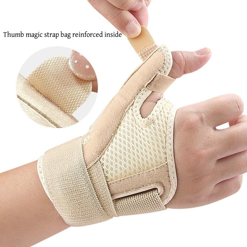 Артритный бандаж для большого пальца, фиксатор запястья, фиксатор запястья, стабильный, регулируемый, артритный бандаж для большого пальца для карпального туннельного синдрома, тендинита, облегчения боли