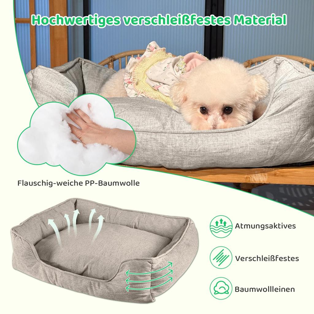 EvcgoX Dog Pet Cat Suitable for Winter and Washable and Comfortable with Density Suitable for Medium and Large Dogs Bed, Bed, Non-Slip, Double-Sided