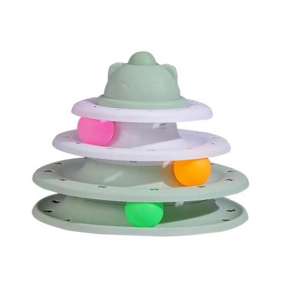 Кошачьи дорожки, игрушечная креативная 4-уровневая развлекательная тарелка, игровая игрушечная башня, треки