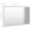 2 piece bathroom furniture set white particleboard