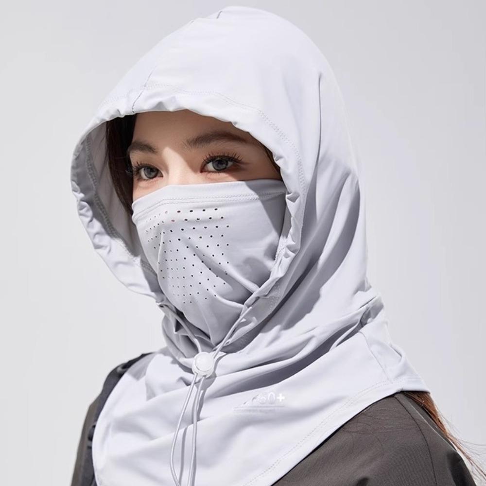 Балаклава Ice Silk Anti UV, солнцезащитная шапка двойного назначения, на все лицо, для улицы