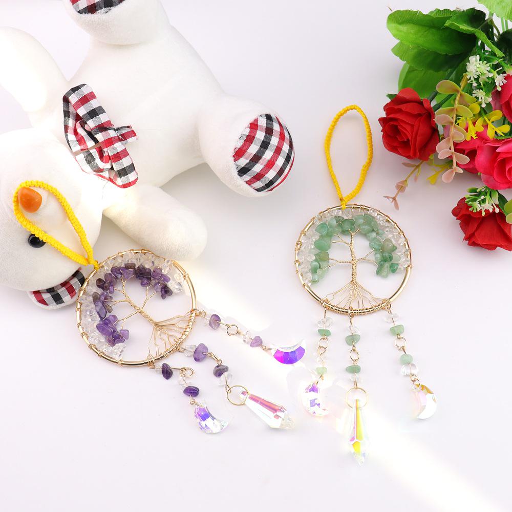 Tree of Life Crystal Sun Catcher Ornament Pendant