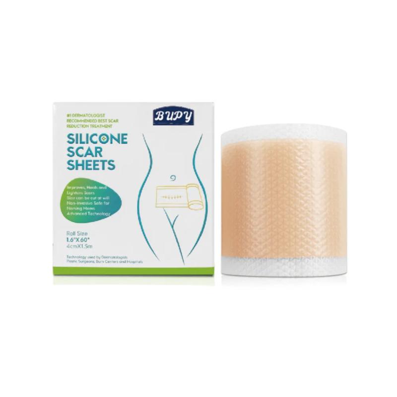 1 рулон силиконовый пластырь для шрамов от ожогов, водостойкий опреснение, новые травмы, старые травмы, хирургия, шрам, ожог, растяжки, уход за пластырем