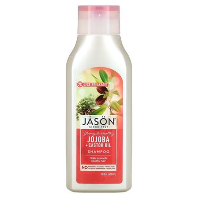 Шампунь Strong & Healthy Jojoba Plus Castor Oil, 16 жидких унций (473 мл)